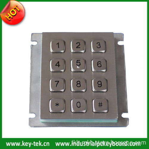 12keys Real Panel Mounting Keypad for Vending Machine